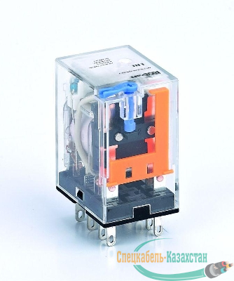 Реле промежуточное ПР-102 5А 220В DC 2 конт. с LED-индикацией и TEST фукц. DEKraft 23849DEK