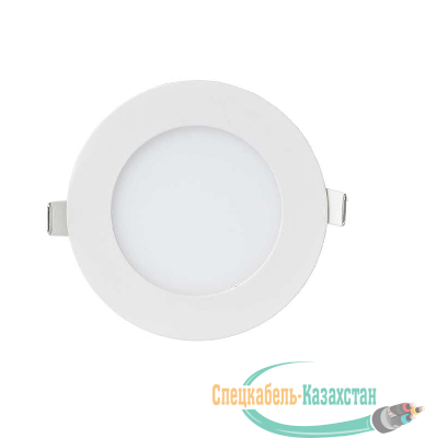 Светильник светодиодный ДВО RLP-eco 6Вт 230В 4000К 420Лм 120/100мм IP40 бел. IN HOME 4690612009995