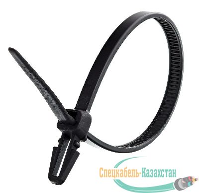 Хомут кабельный нейлоновый с анкером черн. 3.6х150 (уп.100шт) TOKOV ELECTRIC TKE-HNB-3.6-150-B/100
