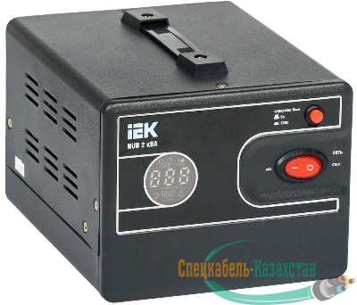 Стабилизатор напряжения 1ф 2кВА HUB переносной IEK IVS21-1-002-13