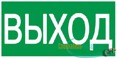 Этикетка самоклеящаяся 200х100мм "Выход" IEK YPC30-2010V