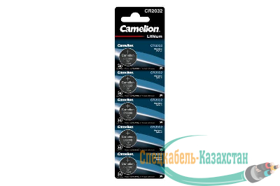 Элемент питания литиевый CR CR2032 BL-5 (блист.5шт) Camelion 1595