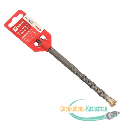 Бур по бетону SDS-plus 12х160мм 4 резца 4S спираль Expert EKF db-12-160-4x4