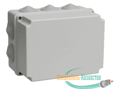 Коробка распаячная ОП 190х140х120 IP44 КМ41245 (10 каб.ввод.) ИЭК UKO10-190-140-120-K41-44