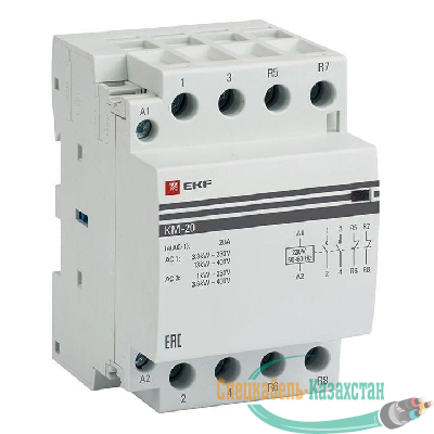 Контактор модульный КМ 20А 2NО+2NC (3 мод.) PROxima EKF km-3-20-22