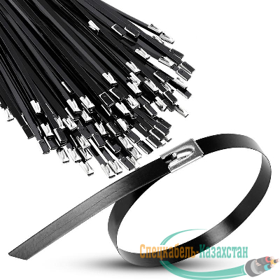 Хомут кабельный 4.6х100 сталь ANSI 316 с покрытием TOKOV ELECTRIC TKE-HM316-4.6-100-C/100