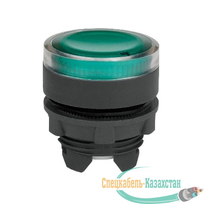 Головка кнопки OptiSignal D22 A5-PL-3 с подсветкой зел. пластик ZB5AW333 КЭАЗ 332306