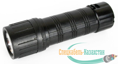 Фонарь 7102-ТН (черн. 1LED 1 реж 2XR03 ; блист-пакет) Ultraflash 11788