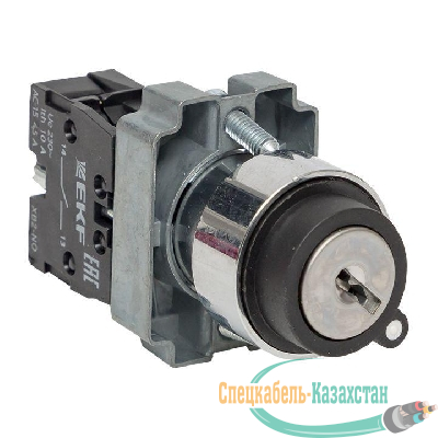 Переключатель BG21 2P с замком (не возврат.) NO EKF xb2-bg21