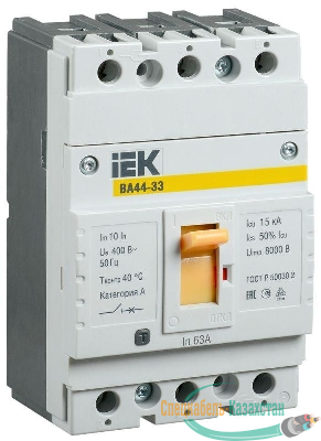 Выключатель автоматический 3п 63А 15кА ВА44 33 IEK SVA4410-3-0063