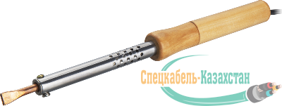 Паяльник 90 222 OSE-Pes06-60W-CP дерево; клин прямой ОНЛАЙТ 90222