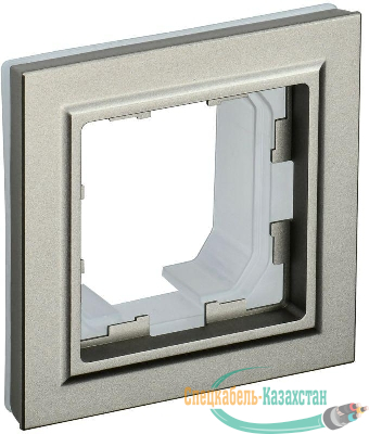 Рамка 1-м IP44 BRITE РУ-1-БрШ-44 шампань IEK BR-M12-44-K37