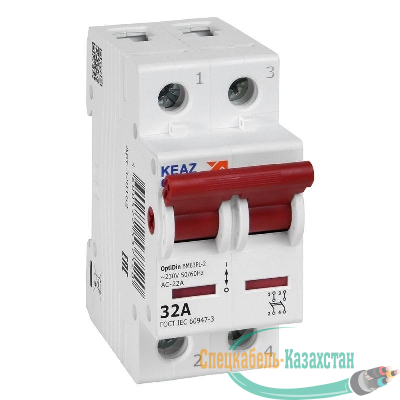 Выключатель нагрузки модульный OptiDin BM63PL-232-УХЛ3 (ВМ63PL) КЭАЗ 328162