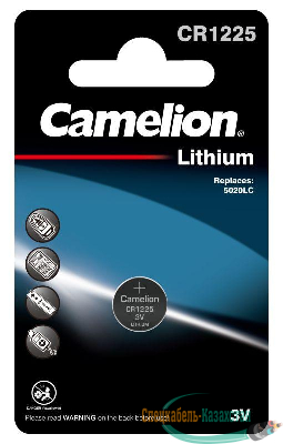 Элемент питания литиевый CR CR1225 BL-1 (блист.1шт) Camelion 3608