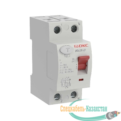 Выключатель дифференциального тока (УЗО) 2п (1P+N) 40А 300мА тип AC MDL100 YON MDL100-2P4-40-AC