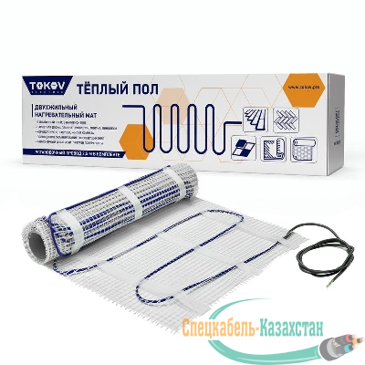Комплект "Теплый пол" (мат) 150Вт/кв.м 2.5кв.м TOKOV ELECTRIC TKE-MAT150-375-2.5
