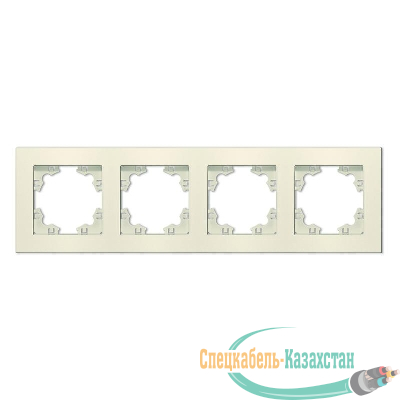 Рамка 4-м Афина универс. сл. кость (ivory) Universal A0046-I