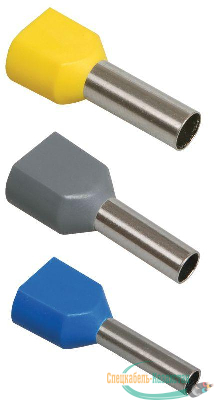 Наконечник-гильза изол. НГИ2 1.5-8 кор. (уп.100шт) ИЭК UTE10-D2-4-100