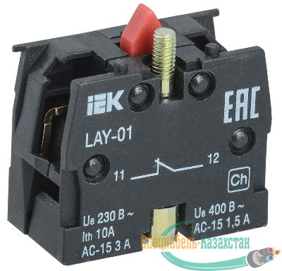 Блок контактный 1р для LAY5 IEK BDK11