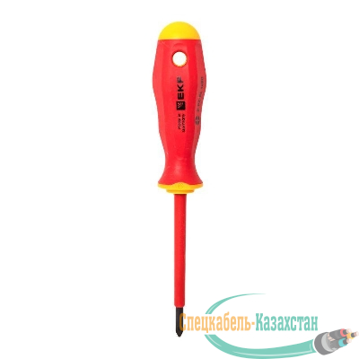 Отвертка Professional PZ-FL1х80мм VDE 1000В EKF pz-fl-1-80-pro-in