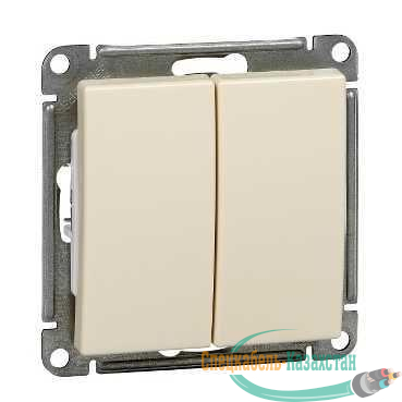 Механизм выключателя 2-кл. СП W59 10А IP20 10АХ сл. кость SchE VS510-252-2-86