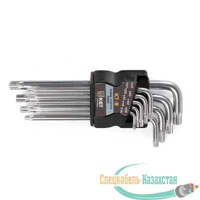 Набор ключей TORX КТ-9 (Т10-Т50) КВТ 79202