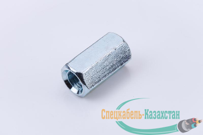 Гайка соединительная М8 цинк. DIN 6334 (уп.50шт) класс прочности 6. пакет СТРОЙМЕТИЗ UTORM3050058