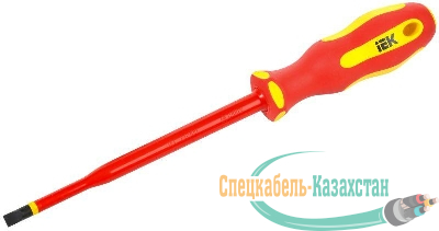 Отвертка диэлектрическая SLIM SL6.5х150 Т2 ARMA2L 5 IEK A2L5-SC31-T2-SL-65-150