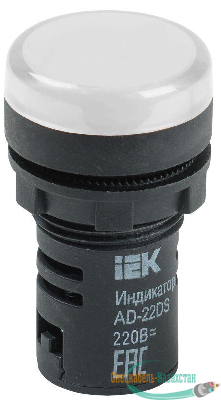 Арматура светосигнальная AD-22DS 220В бел. ИЭК BLS10-ADDS-230-K01