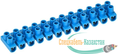 Колодка клеммная ЗВИ-3 н/г 1.0-2.5кв.мм 12 пар син. IEK UZV6-003-04