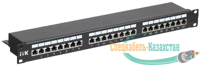 Патч-панель 1U кат.5E STP 24 порта Dual IDC ITK PP24-1UC5ES-D05