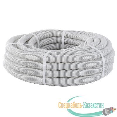 Труба гофрированная ПВХ d20мм с протяжкой (уп.10м) Plast PROxima EKF tg-z-20-10m