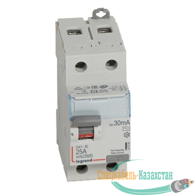 Выключатель дифференциального тока (УЗО) 2п 25А 30мА тип AC DX3 Leg 411504