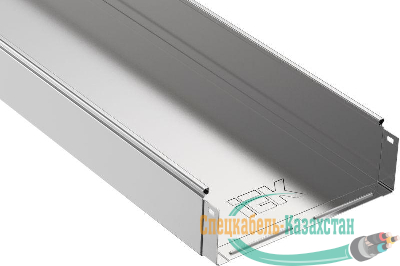 Лоток листовой неперфорированный 300х100 L3000 сталь 1мм ИЭК CLN10-100-300-3
