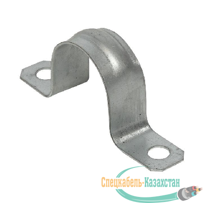 Скоба крепежная двухлапковая d25-26мм метал. (уп.10шт) PROxima EKF sm-2-25-26-r