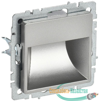 Подсветка светодиодная BRITE встраив. ПЛ20-БрС механизм сталь IEK BR-FL20-K46
