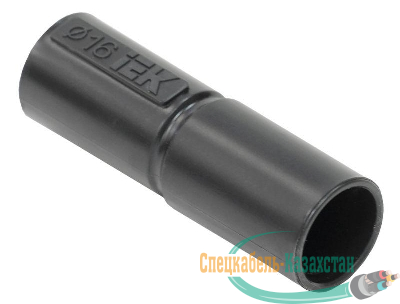 Муфта труба-труба GI16G черн. ELASTA IEK CTA10D-GIG16-K02-100