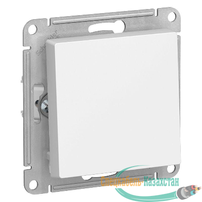 Выключатель 1-кл. СП AtlasDesign 10А IP20 (сх. 1) 10AX с самовозвратом механизм бел. SE ATN000115