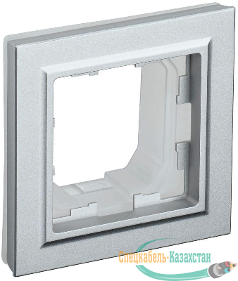 Рамка 1-м IP44 BRITE РУ-1-БрА-44 алюм. IEK BR-M12-44-K47