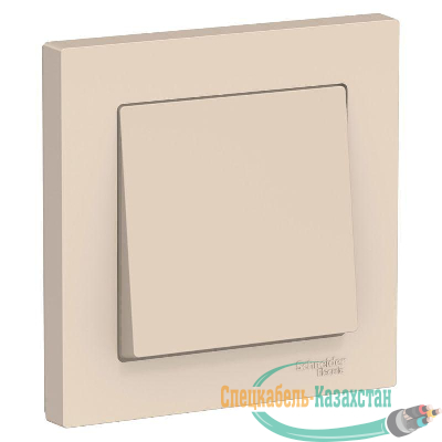 Выключатель 1-кл. ATLAS DESIGN (сх.1) 10АХ в сборе беж. SchE ATN000212