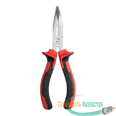 Длинногубцы изогнутые 160мм Master Basic EKF dgi-160-mas