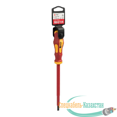 Отвертка SL6.5х150мм Master 1000В Basic EKF sl-6.5-150-mas-in