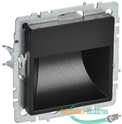 Подсветка светодиодная BRITE встраив. ПЛ20-БрЧ механизм черн. IEK BR-FL20-K02