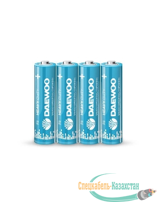 Элемент питания солевой AA/R6 1.5В Heavy Duty 2021 4S (уп.4шт) DAEWOO 5029279