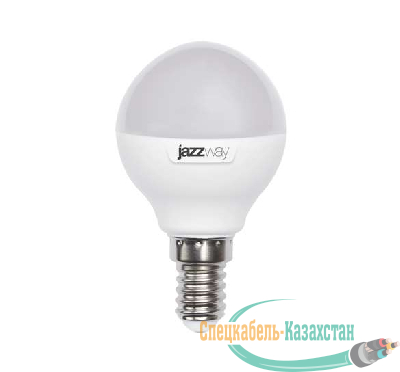Лампа светодиодная PLED-SP G45 9Вт шар 3000К тепл. бел. E14 820лм 230В JazzWay 2859570A