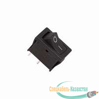 Выключатель клавишный 250В 6А (2с) ON-OFF черн. Mini (RWB-201; SC-768) Rexant 36-2110