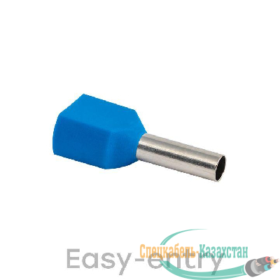 Наконечник штыревой втулочный изол. НШвИ(2) 2.5-10 (уп.50шт) EKF nhvi2-2.5-10