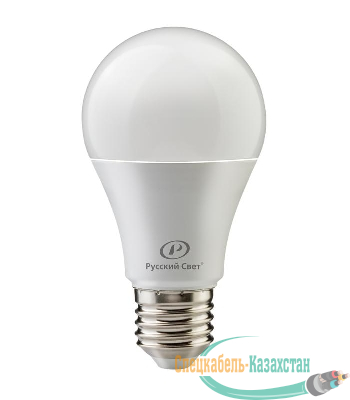 Лампа светодиодная RS A60 E27 10W 220-240V 4000К 10Вт 1000лм Ra 90 грушевидная Русский Свет 15010345038