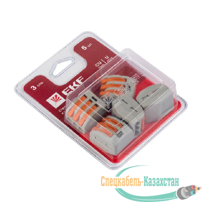 Клемма СМК 222-413 (блист.5шт) EKF plc-smk-413b