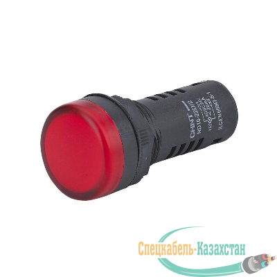 Индикатор ND16-22D/2C встроен. резистор IP65 AC/DC 230В (R) красн. CHINT 828019